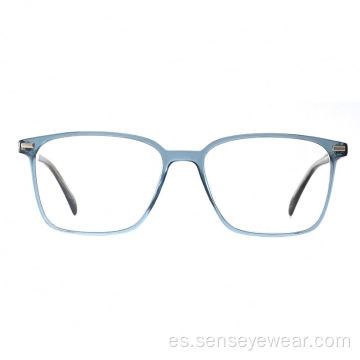 Marco de gafas ópticas de eco acetato ecológicos para hombres